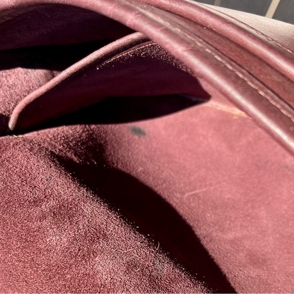 Vintage Coach Burgundy pocket purse - Picture 7 of 7